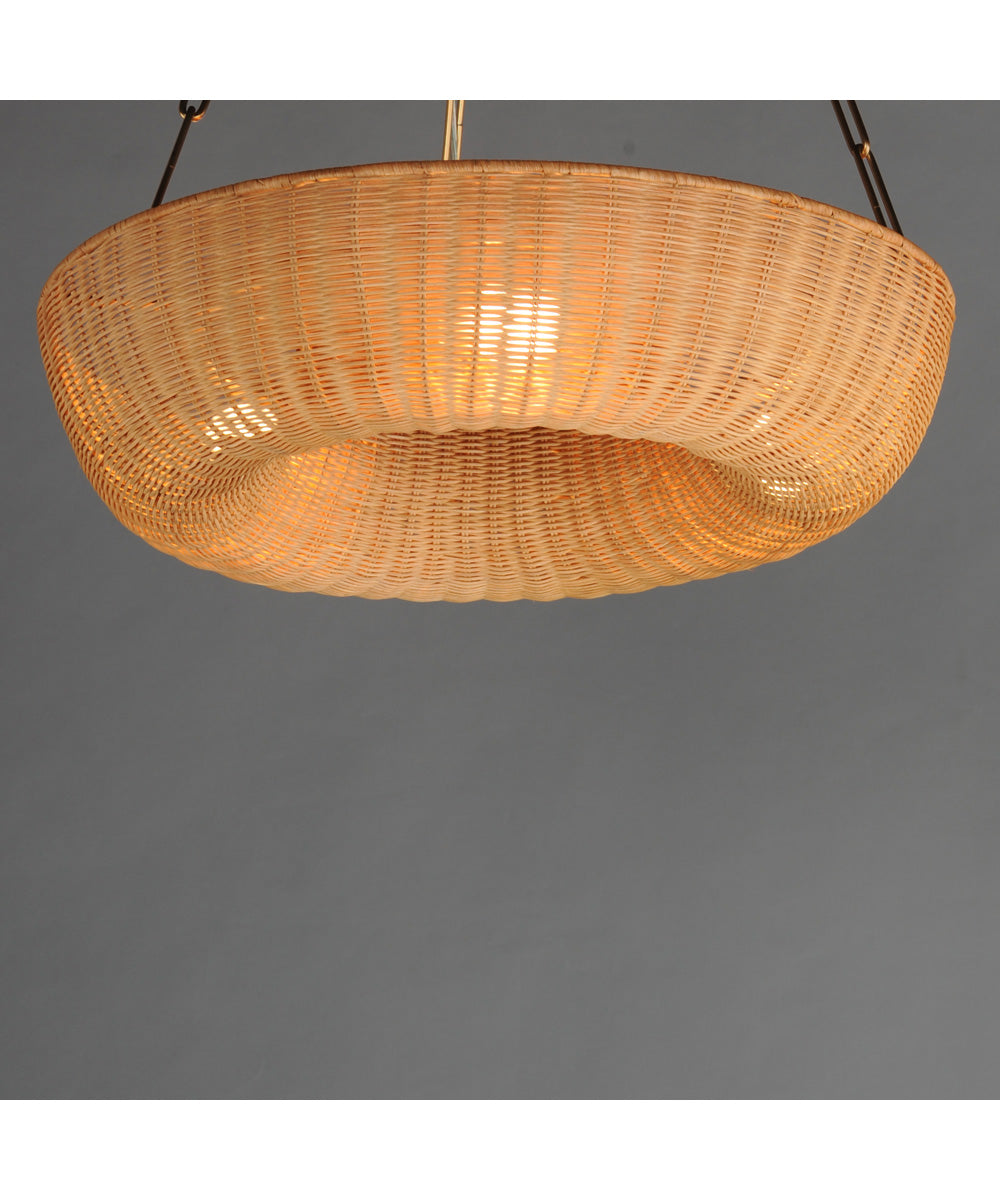 Bower 24 inch Pendant Natural Aged Brass