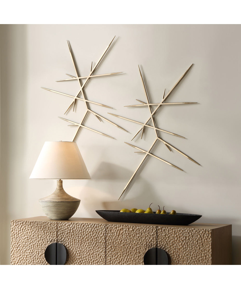 Fireworks Silver Wall Decor, Set of 2