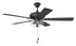 EOS 2 Light Clear Bowl 52" Ceiling Fan 2-Light Fan Classic Bronze