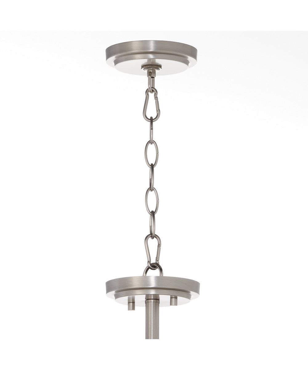 Adams 3-light Dual Mount Light Fixture Satin Nickel