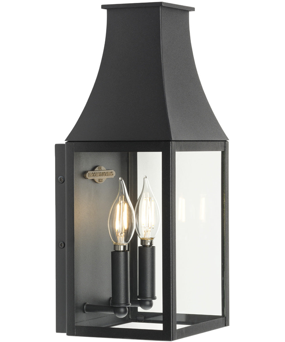 Radcliffe 2-Light Small Outdoor Wall Lantern Black