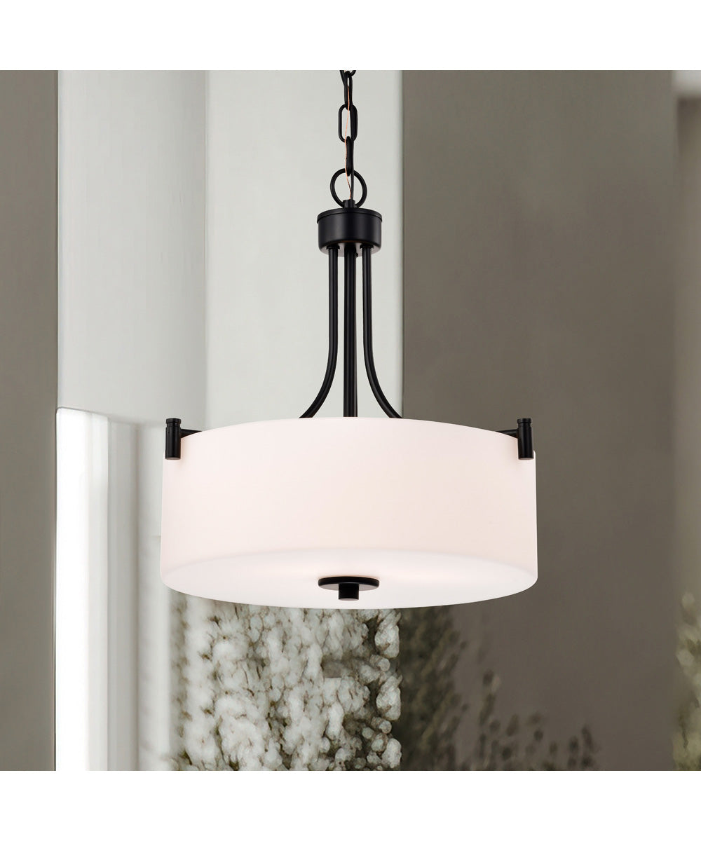 Liam 3-Light Pendant Matte Black