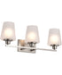 Lune 3-Light Vanity & Wall Brushed Nickel