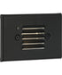 LED Indoor/Outdoor Integrated LED Wall or Step Light with Photocell Black