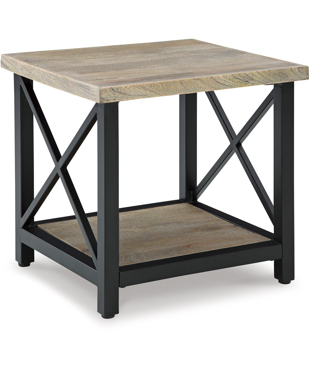 Bristenfort Rectangular End Table Brown/Black