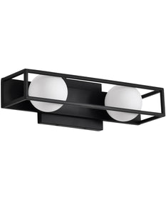 Jenkins 2-Light Vanity & Wall Matte Black