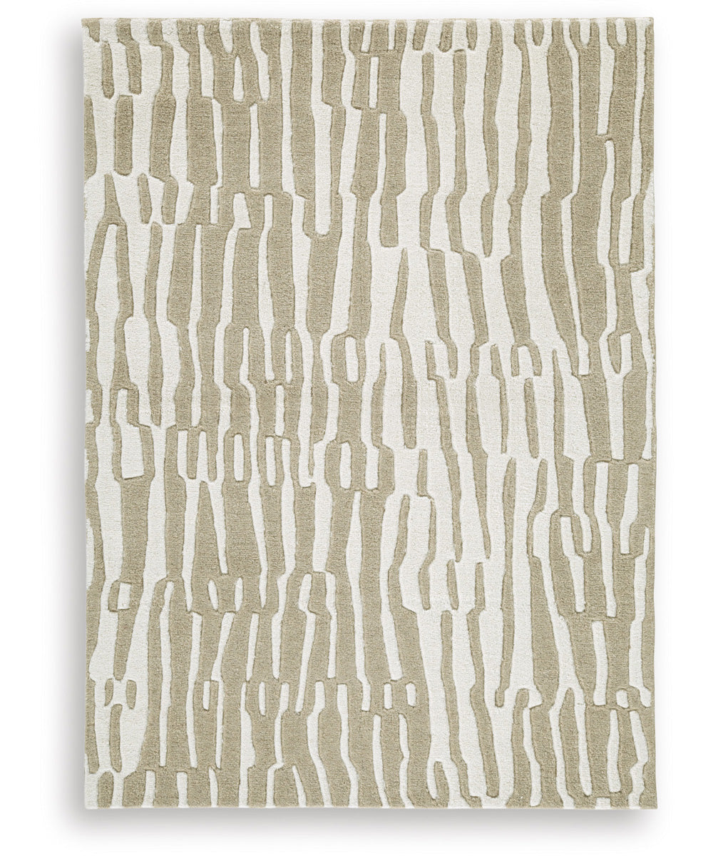 Corrbell Medium Rug Beige/White