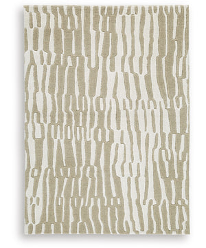Corrbell Medium Rug Beige/White