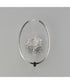 Moonscapes Wall Sconce Polished Chrome