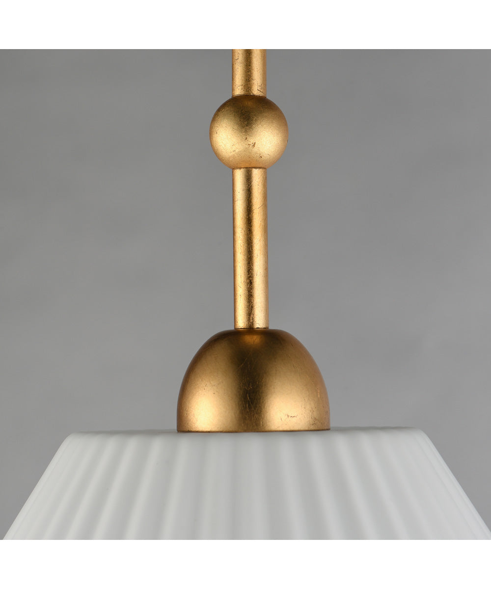 Kismet 20 inch Pendant Gold Leaf