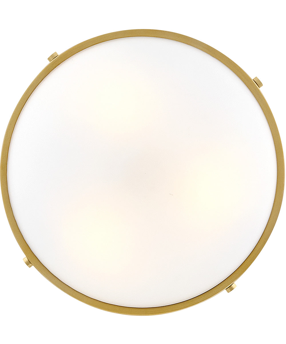 Gus 3-Light Medium Semi-Flush Mount in Gold