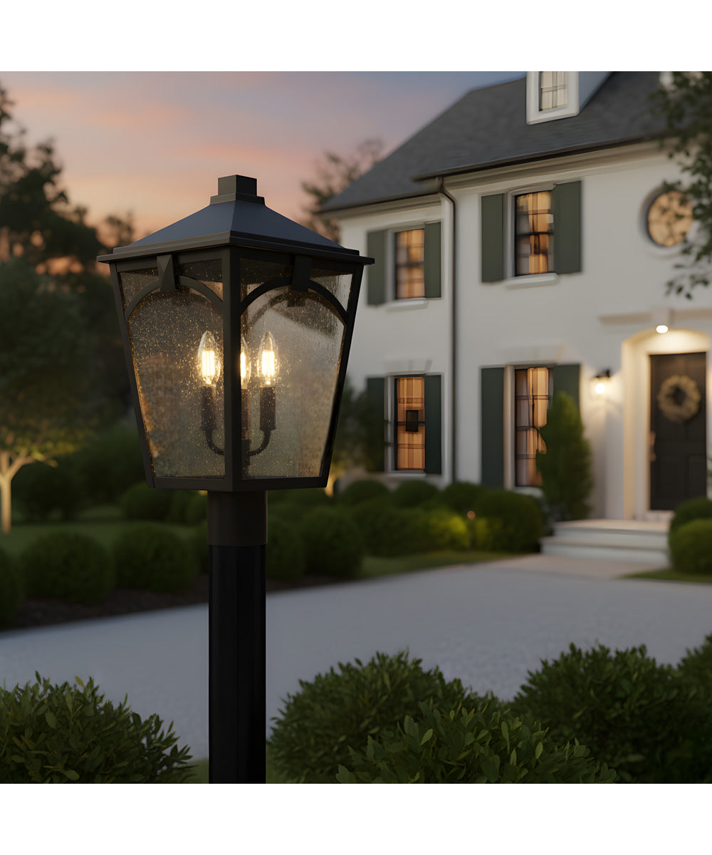 Jaxon 4-light Outdoor Post Light Western Bronze