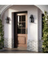 Radcliffe 2-Light Small Outdoor Wall Lantern Black