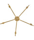 Austen 5-Light Medium Single Tier in Lacquered Brass