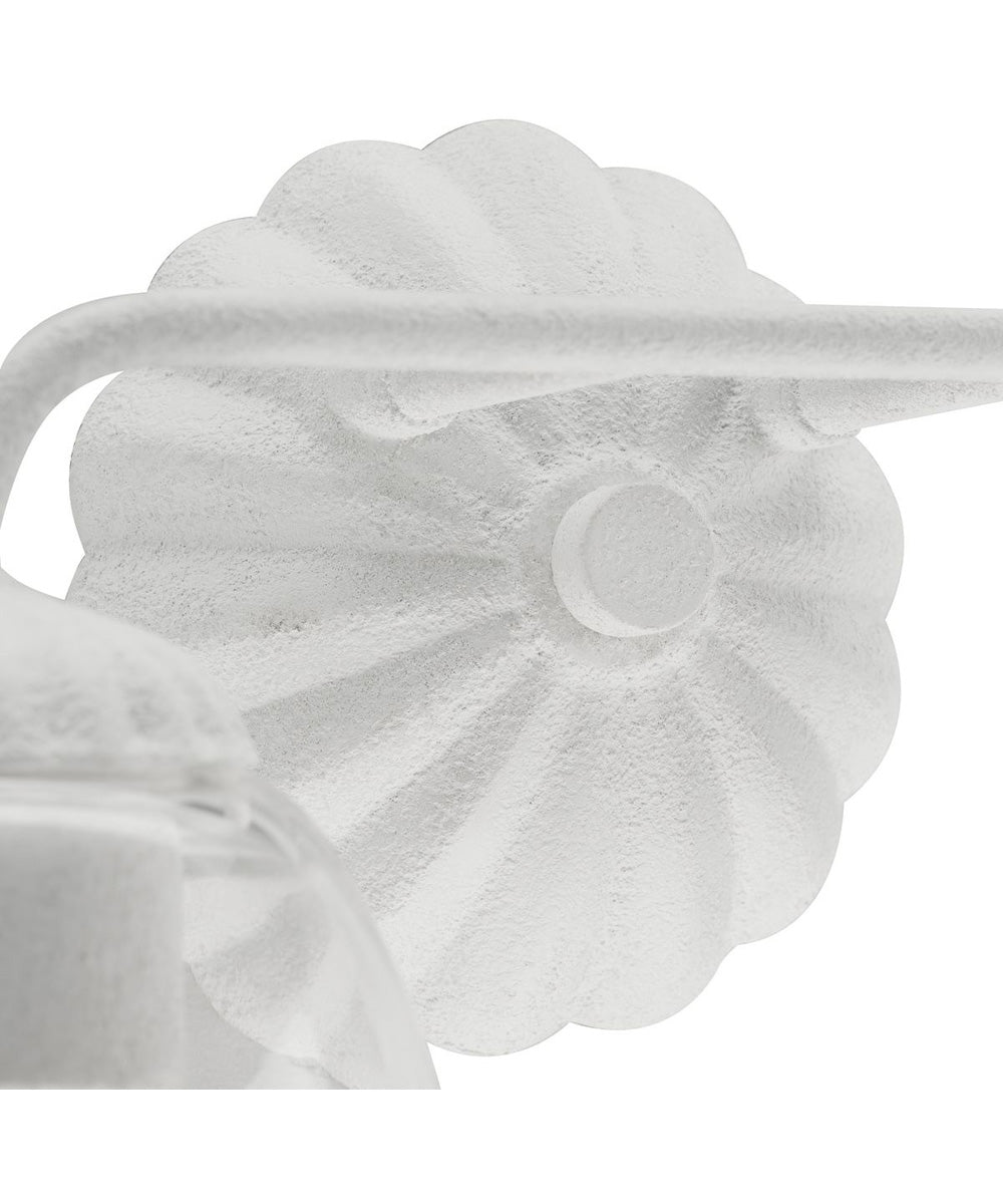 Quillan 2-Light Transitional Bath & Vanity Light White Plaster