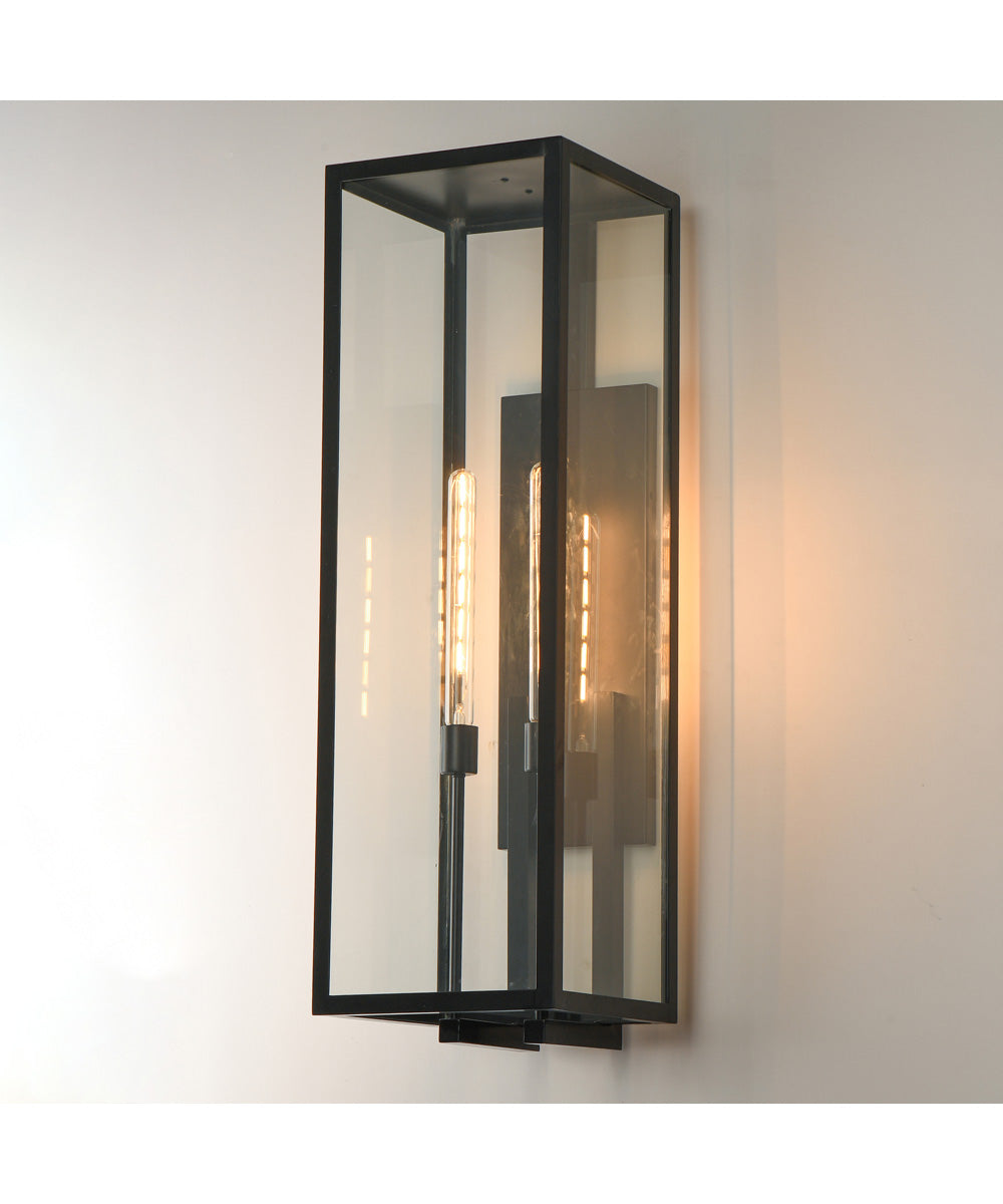 Catalina 2-Light 2XL Outdoor Up-Light Wall Sconce Dark Bronze