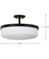Solara 3-Light Close-to-Ceiling Matte Black