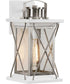 Barlowe 1-Light Small Wall Lantern Stainless Steel