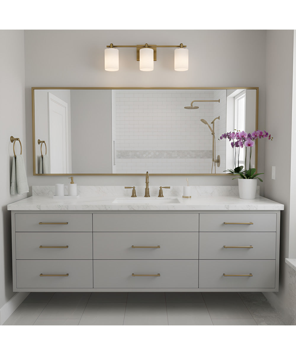 Morris 3-light Bath Light Weathered Brass