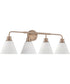 Pleated II 4-Light Lighting Premium Bronze