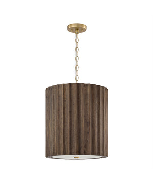 Cody 3-Light Pendant Matte Brass