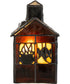 7.5" High Haunted House Accent Lamp
