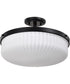 Solara 3-Light Close-to-Ceiling Matte Black
