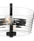 OPEN BOX Ingo 2 Light Semi Flush Matte Black