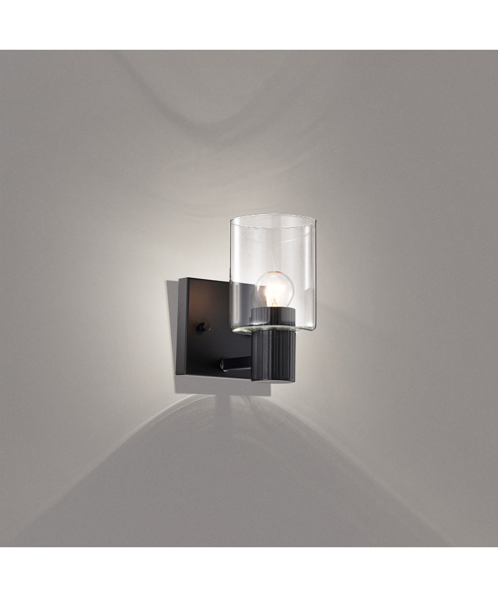 Clarksville 1-Light Vanity & Wall Matte Black