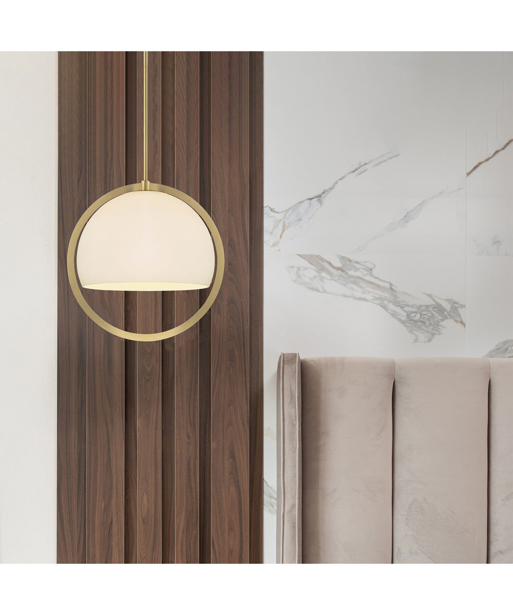 Eterna 1 Light Pendant Brushed Gold