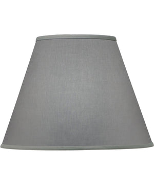 8x16x12 Gray Butcher Linen Empire Hardback Lampshade