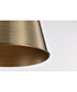 Alexis 1-Light Pendant Burnished Brass / Gold