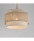 Seacliff 16 inch 1-Light Pendant Natural Aged Brass