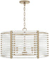 Brynn 4-Light Pendant Aged Brass Painted