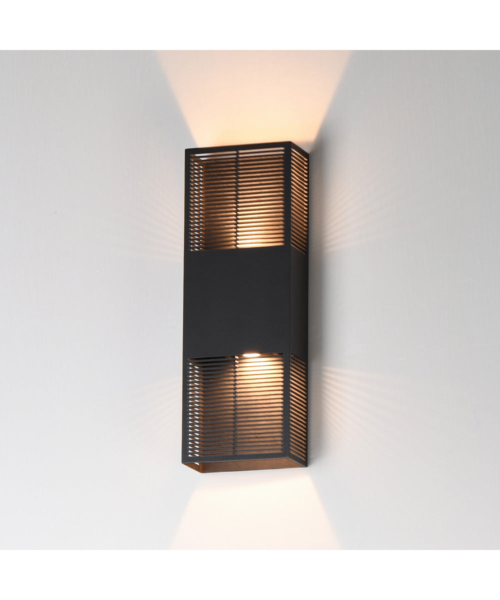 Grate 18 inch LED Outdoor Wall Sconce Architectural Bronze