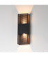 Grate 18 inch LED Outdoor Wall Sconce Architectural Bronze