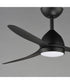 Drifter 52 inch Outdoor Fan w LED Black