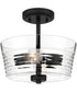 Ingo 2 Light Semi Flush Matte Black