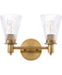 Lawton 2-light Bath Vanity Light Brushed Brass