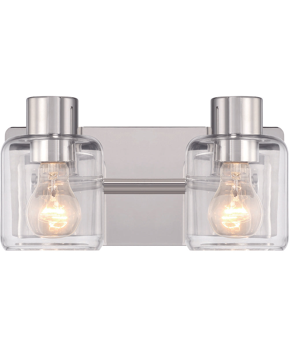 Rori 2-Light Lighting Polished Nickel