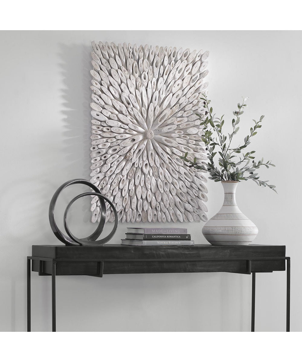 Bahama Wood Whitewashed Wall Decor