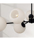 Atlas 6-Light Chandelier Matte Black