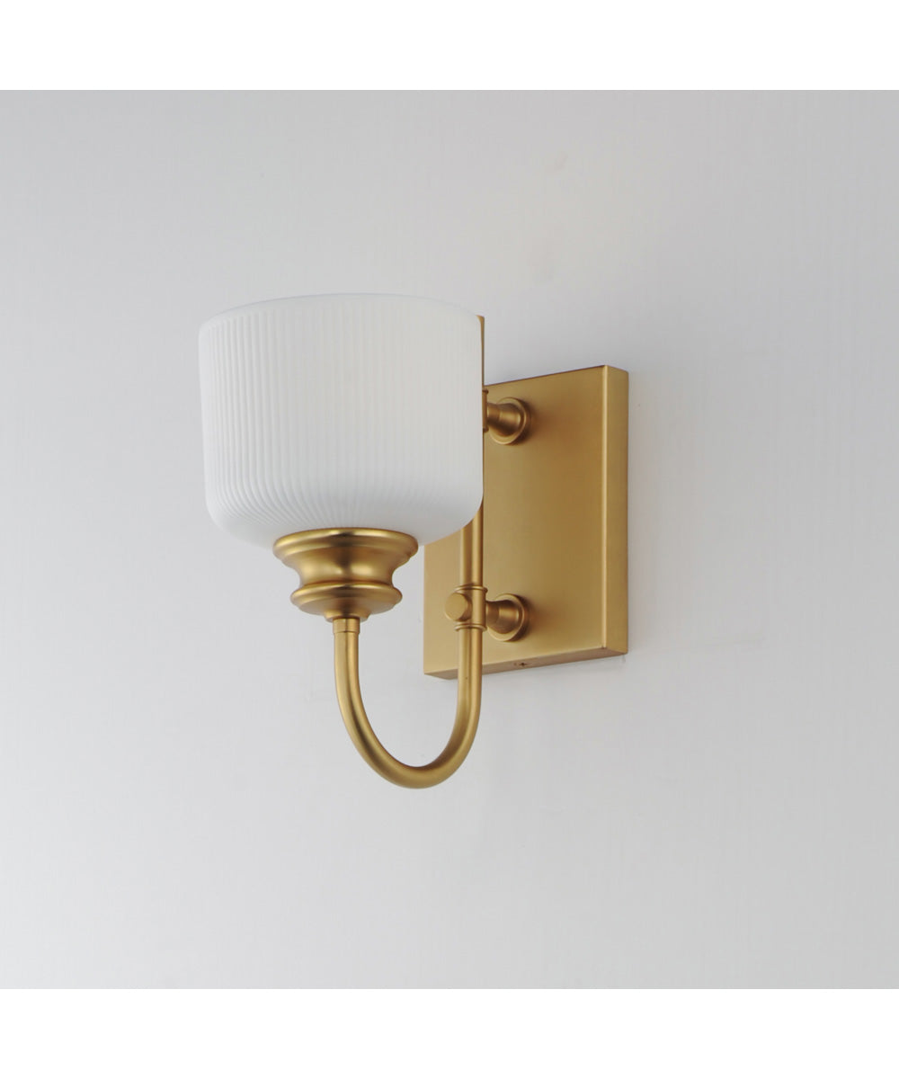 Bisque 1-Light Wall Sconce Natural Aged Brass