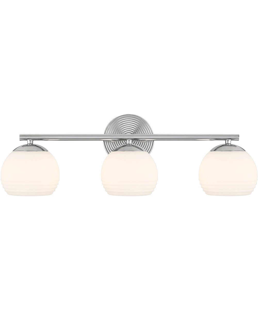 Moon Breeze 3 Light Vanity Polished Nickel