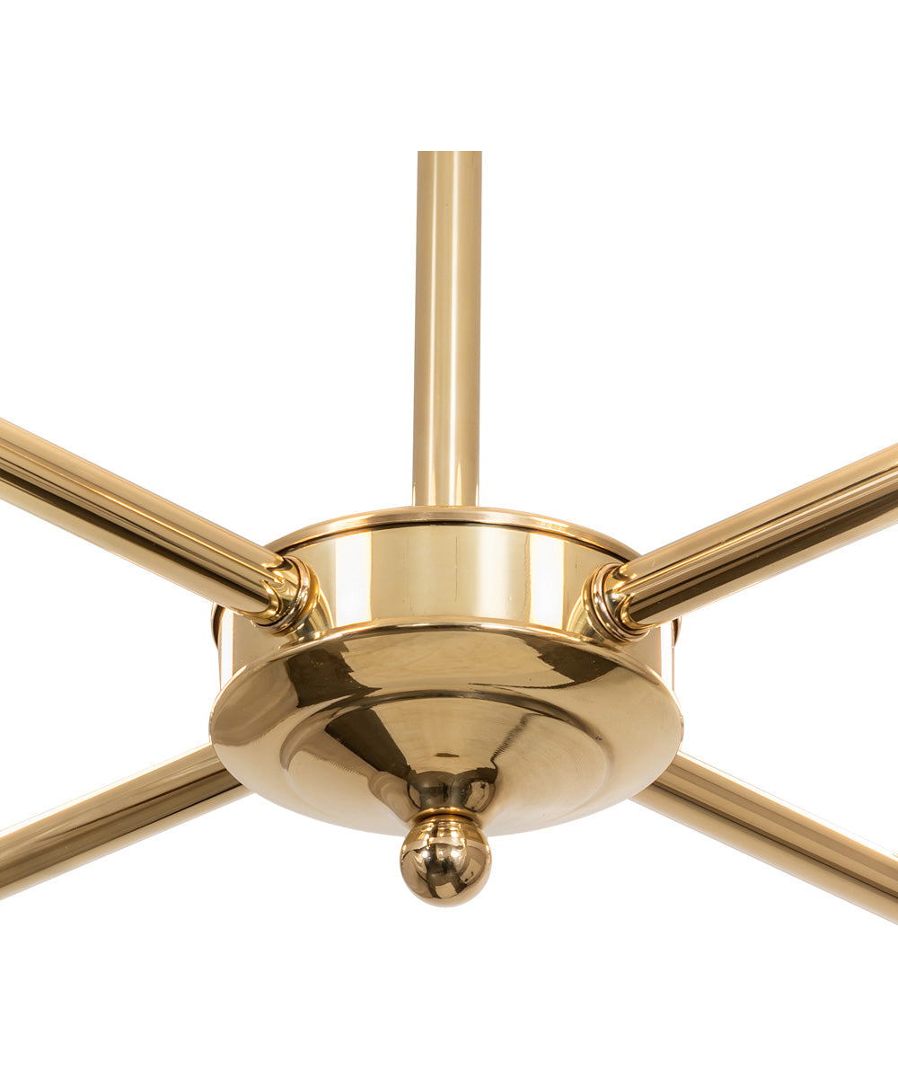 27" Wide Revival Oyster Bay Goblet 4 Light Chandelier Fixture