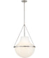 Collins 1-Light Large Pendant in Polished Nickel