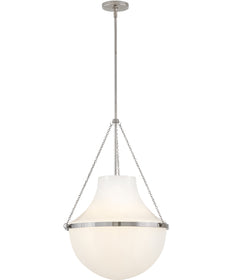 Collins 1-Light Large Pendant in Polished Nickel