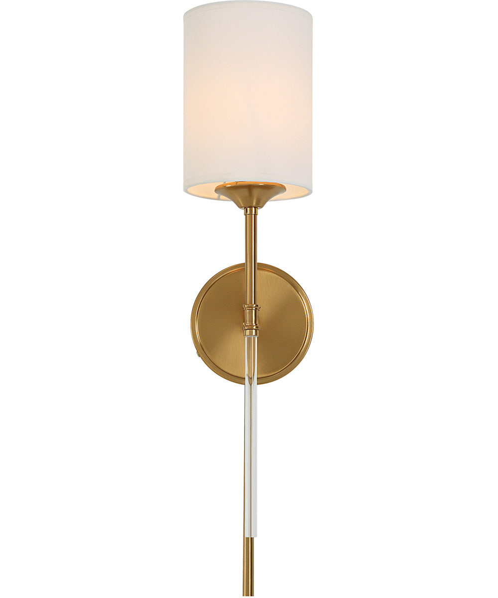 Awyr 1 Light Brass Sconce