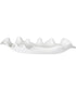 Ruffled Feathers Modern White Bowl