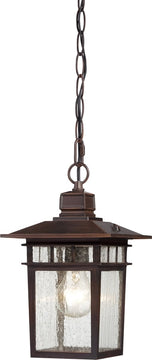 7"W Cove Neck 1-Light Outdoor Rustic Bronze